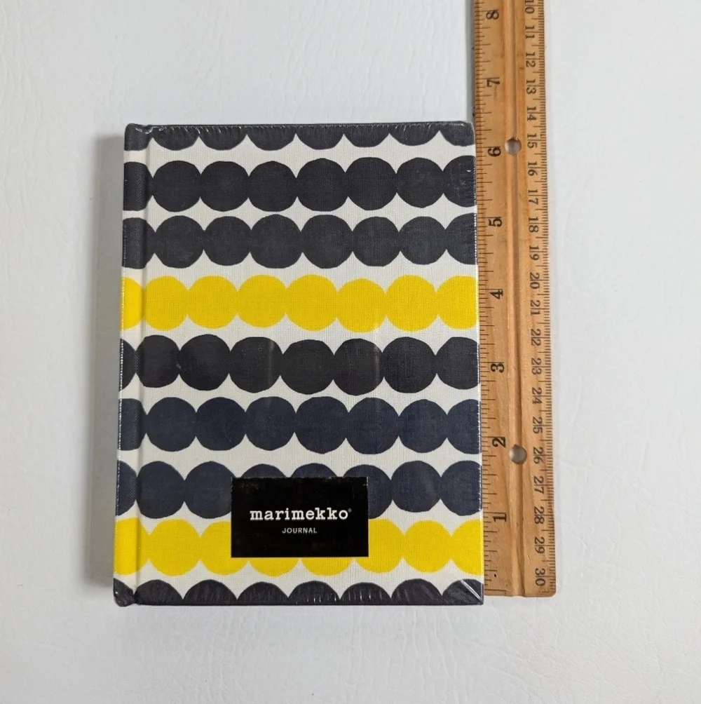 NEW Marimekko Small Fabric Covered Journal Lined Notebook Sealed
